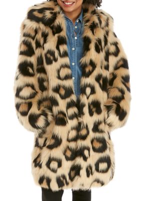 MICHAEL Michael Kors Women's Mega Cat Faux Fur Jacket | belk