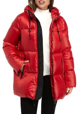 MICHAEL Michael Kors Women's Logo Zipper Puffer Jacket | belk