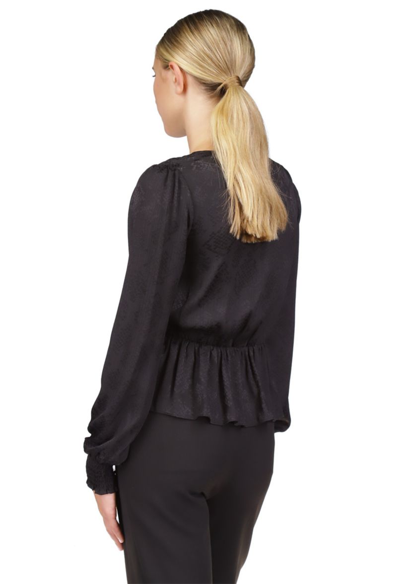 Womens Long Sleeve Wrap Top