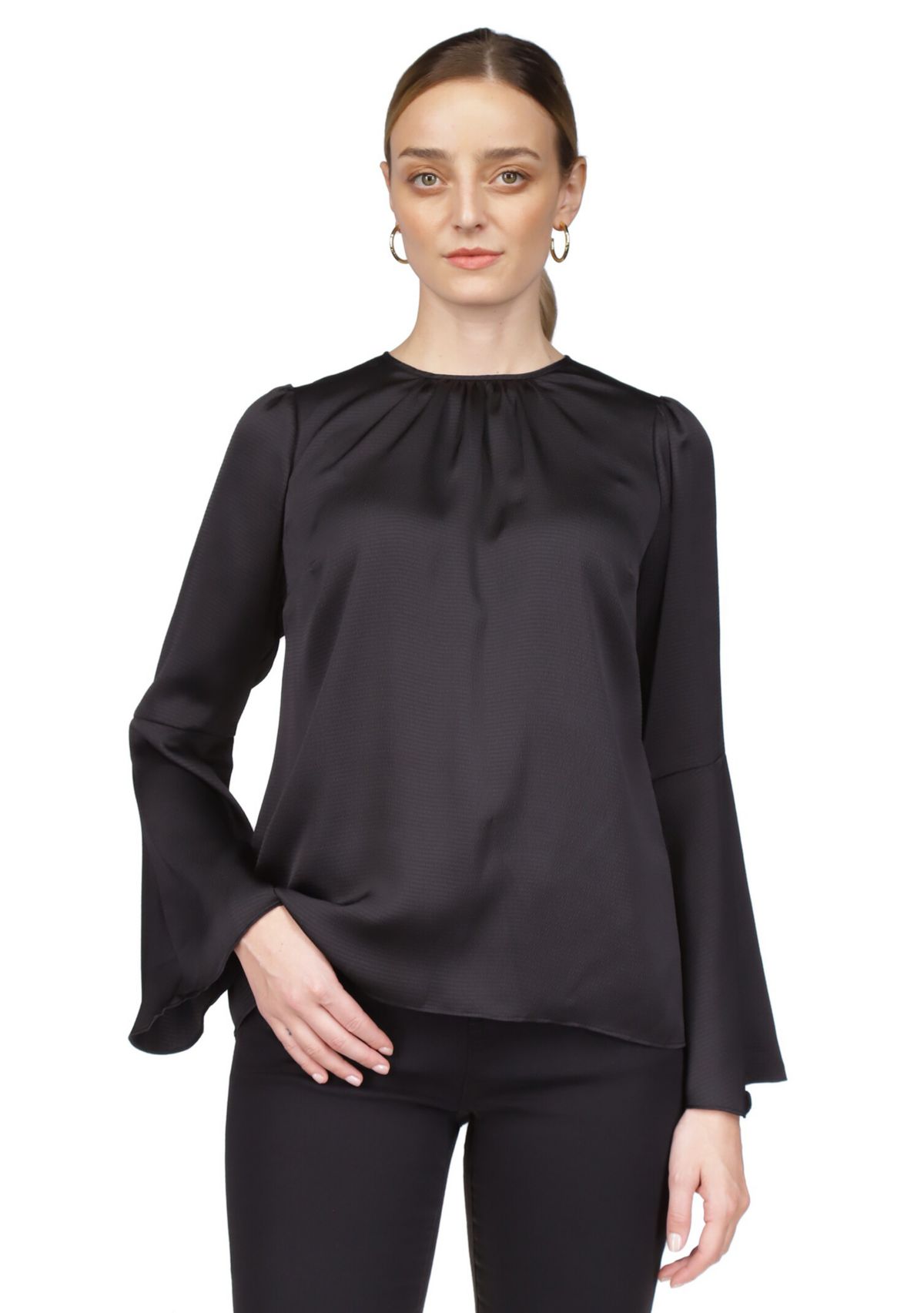 Womens Bell Sleeve Top