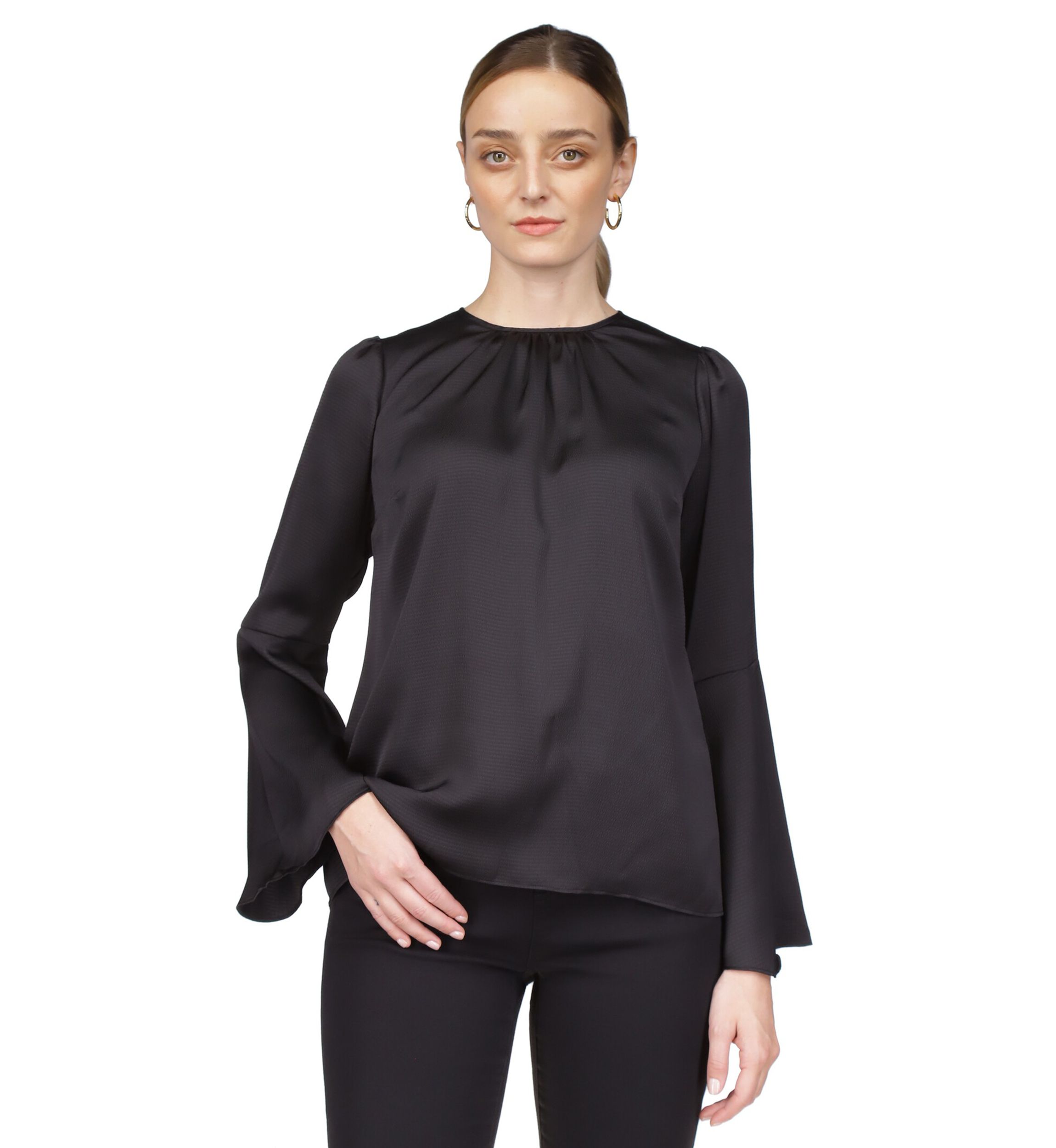 Womens Bell Sleeve Top