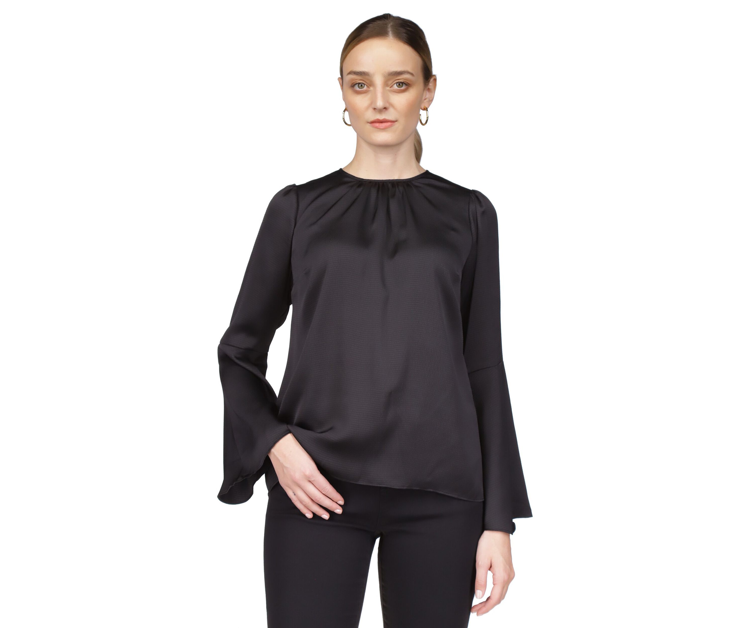 Womens Bell Sleeve Top