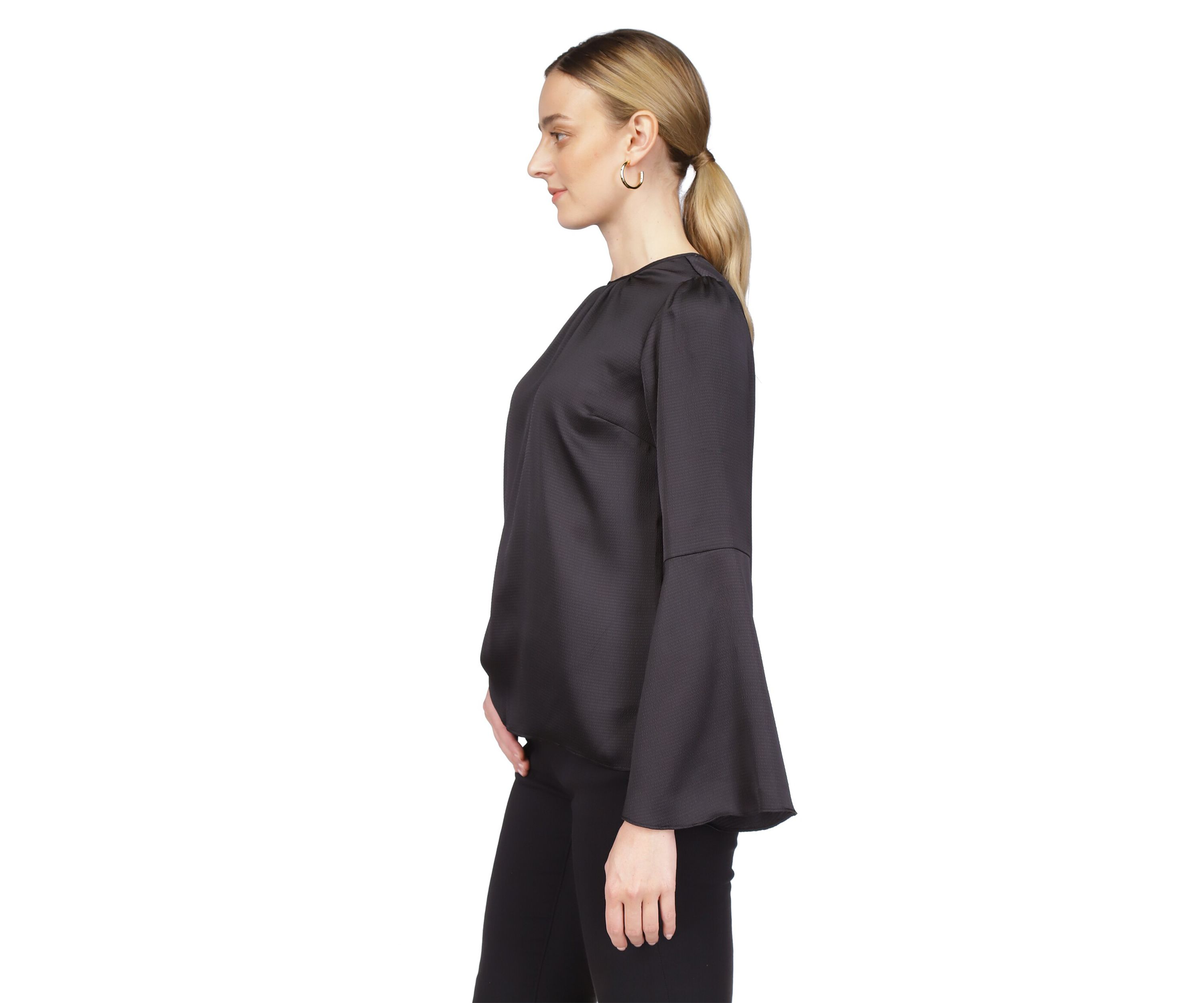 Womens Bell Sleeve Top