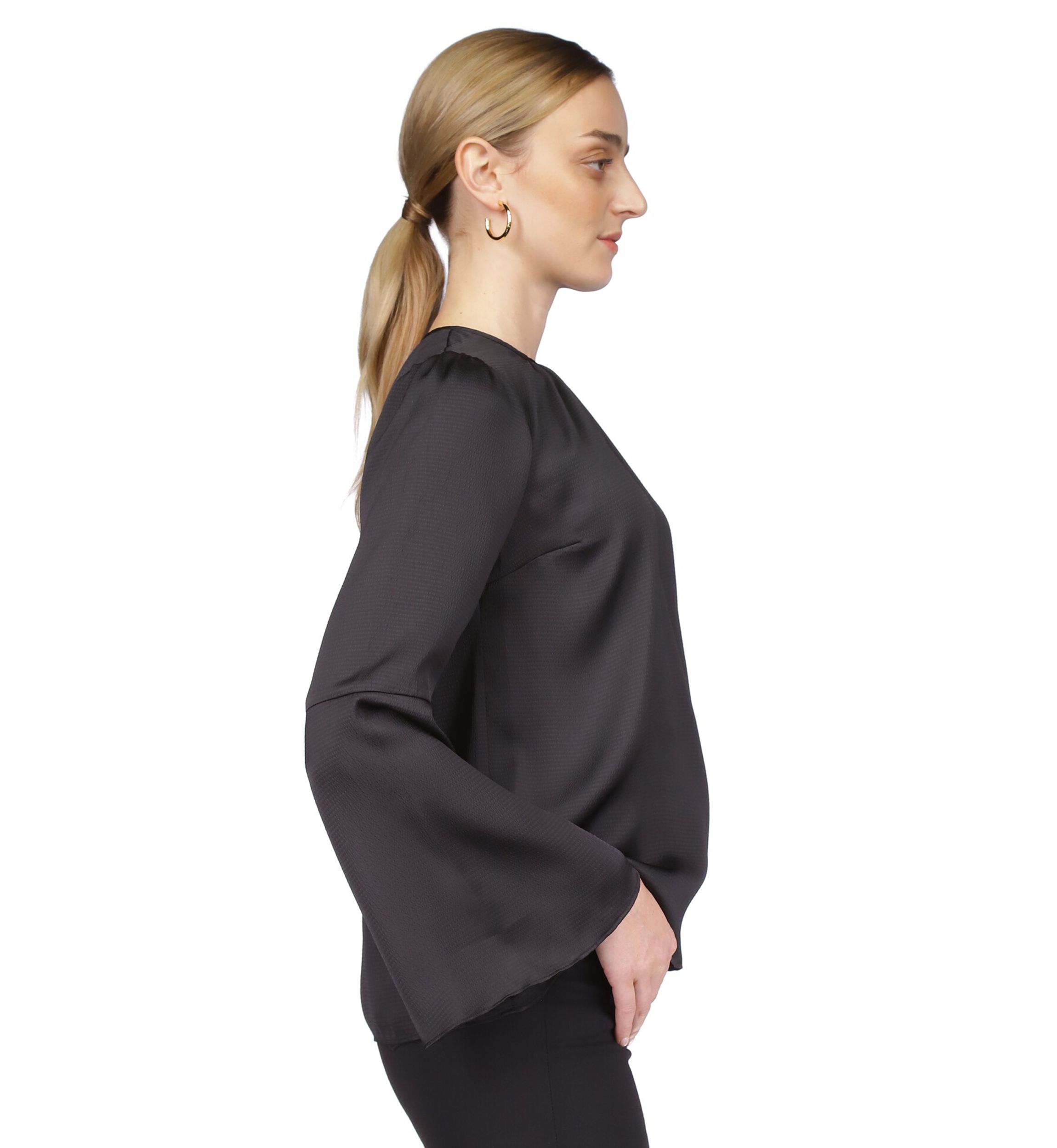 Womens Bell Sleeve Top
