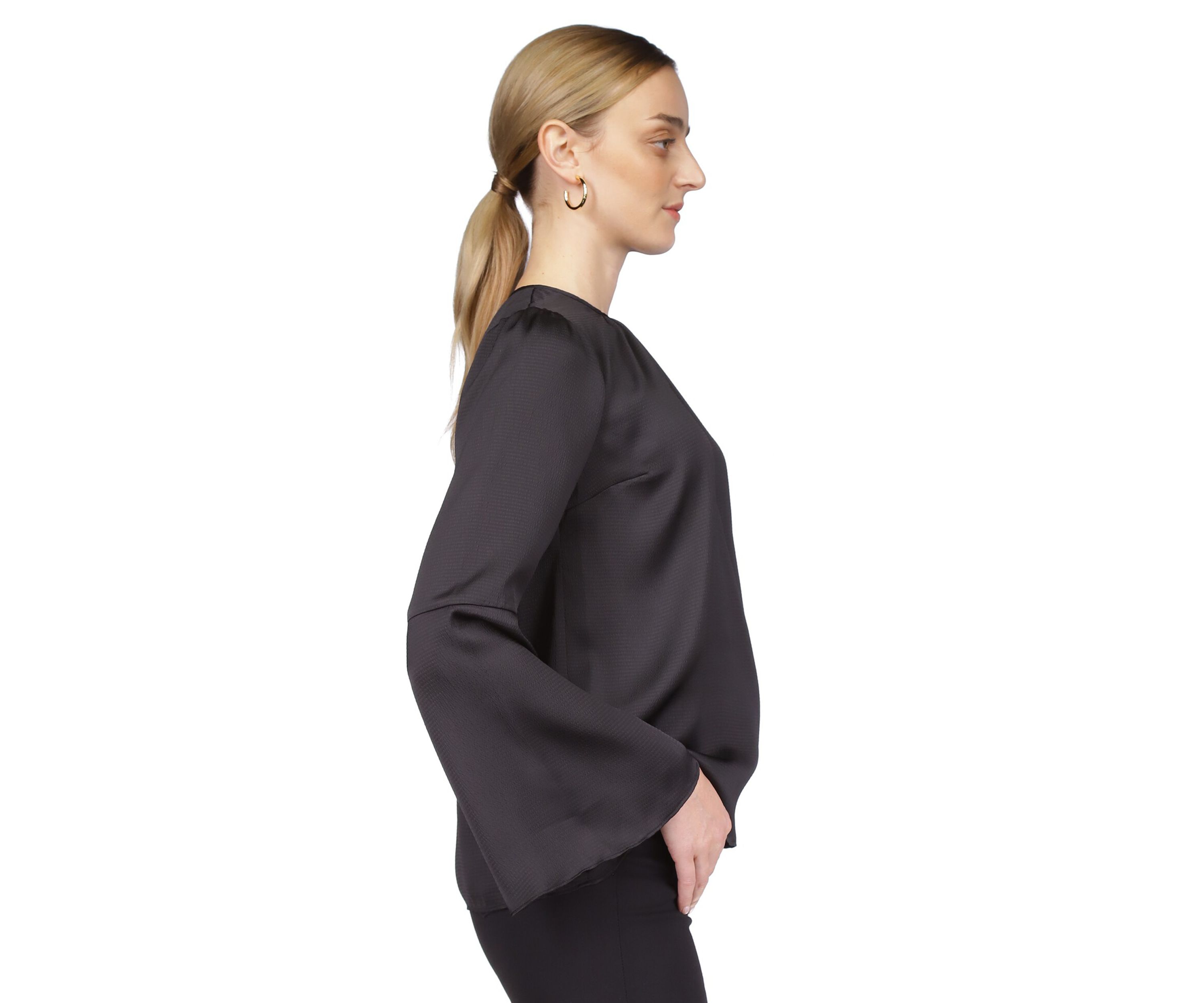 Womens Bell Sleeve Top