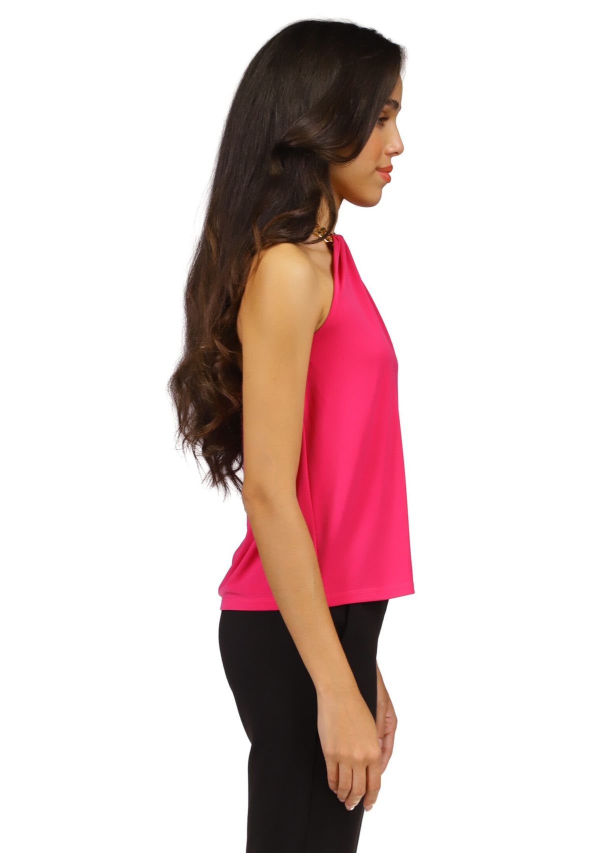 Womens Chain Neck Halter Tank Top