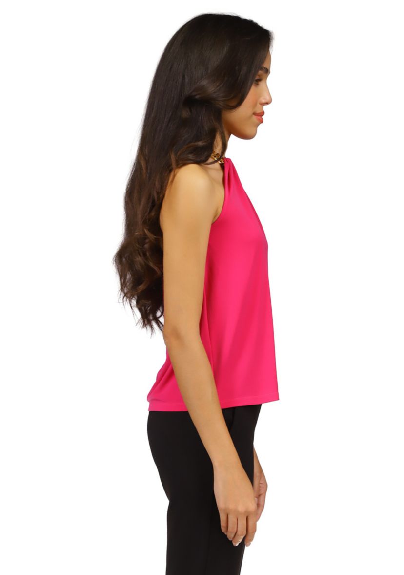 Womens Chain Neck Halter Tank Top