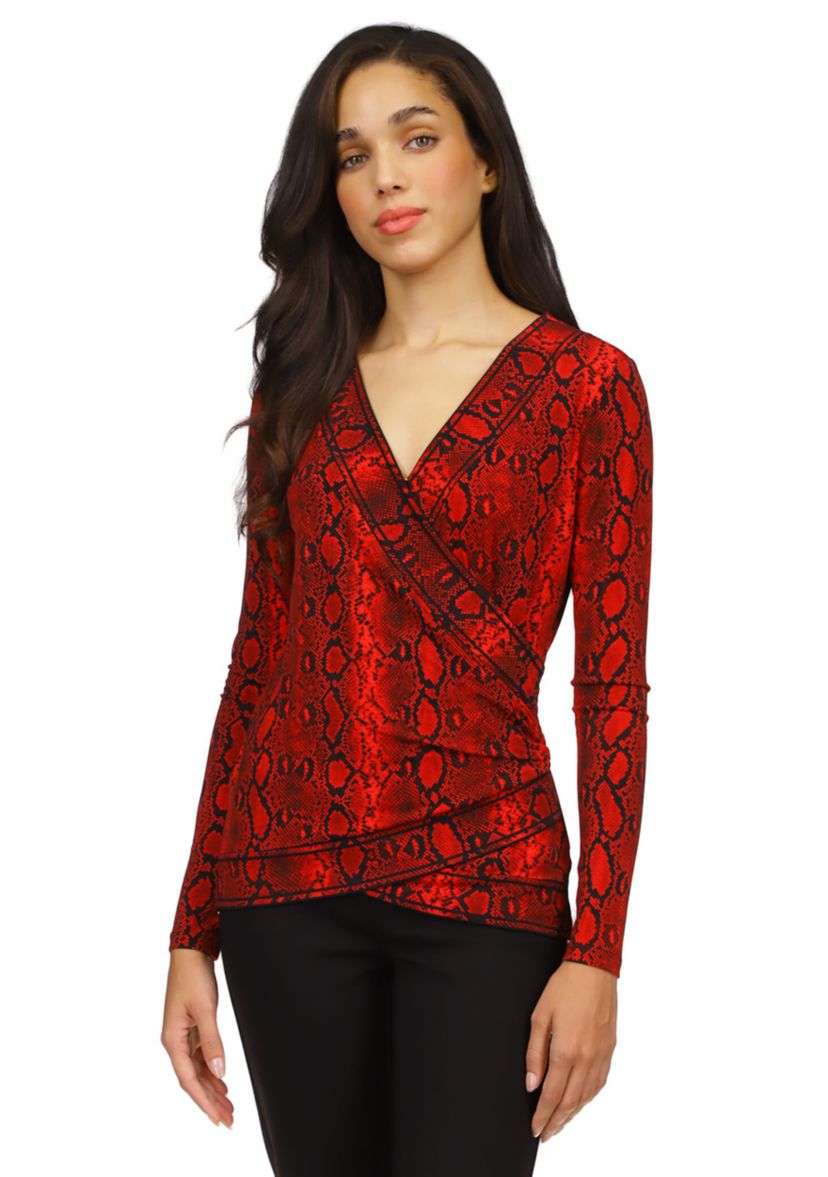 Womens Crossover Border Top