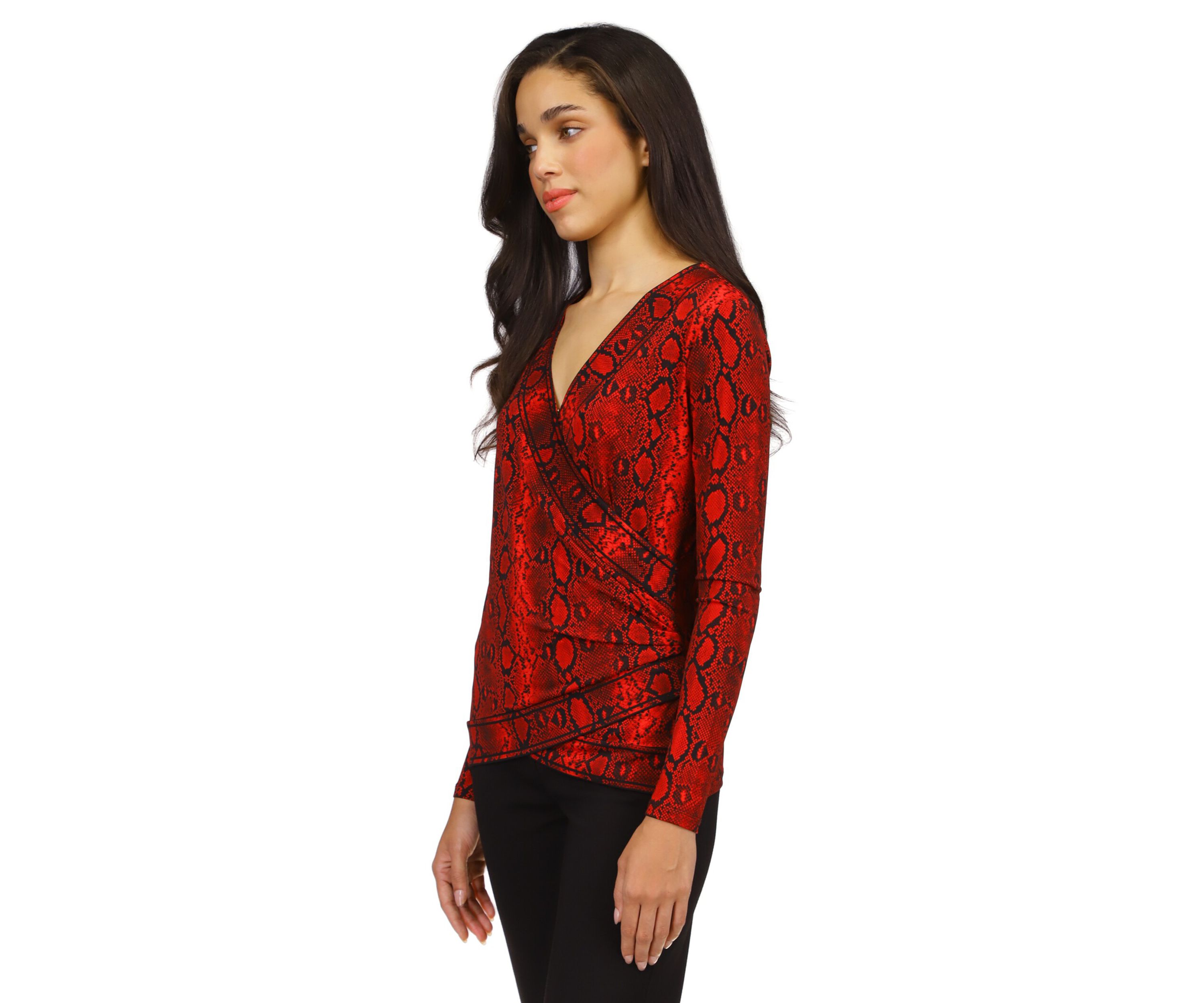 Womens Crossover Border Top