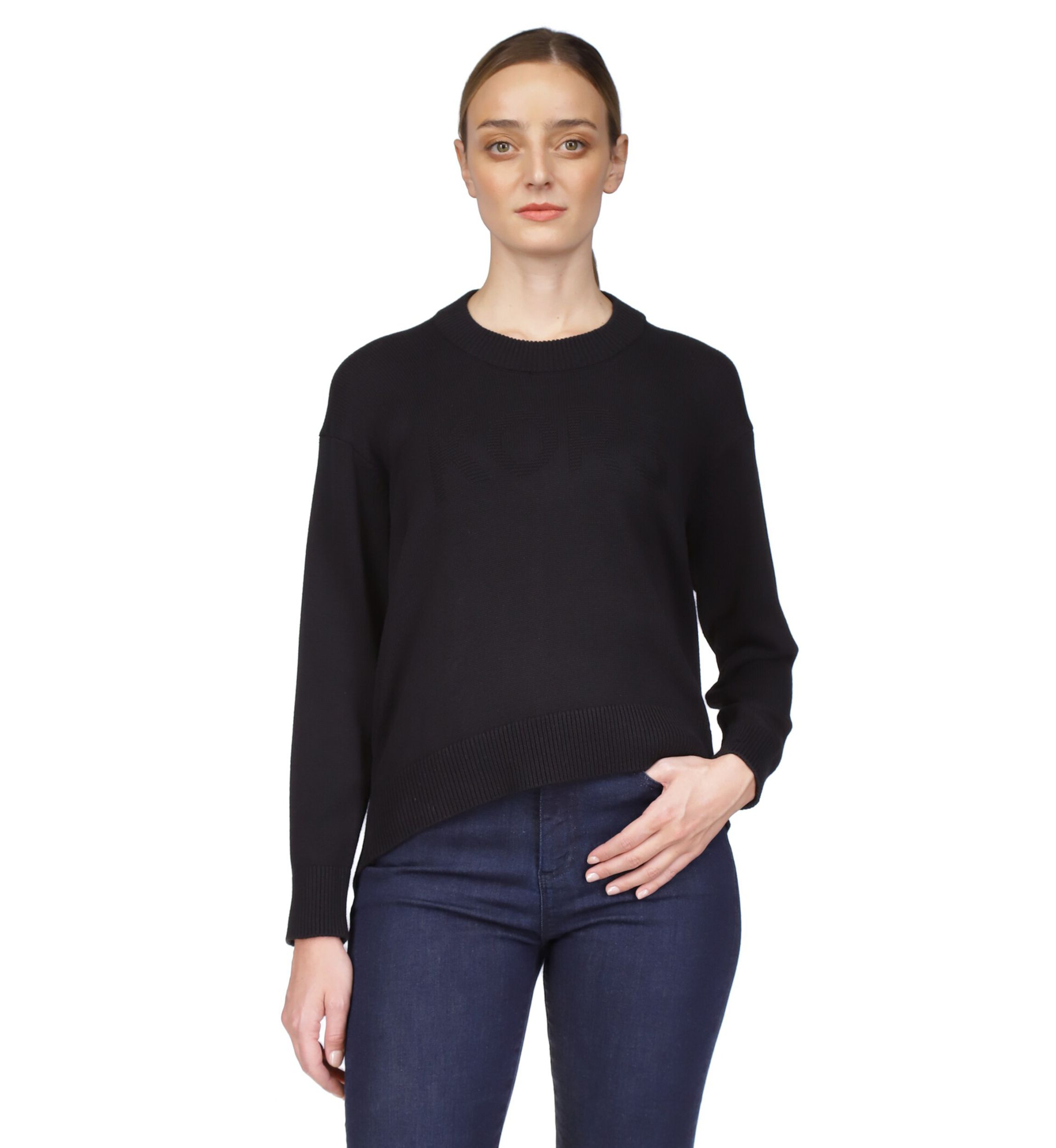 Womens High Low Sweater