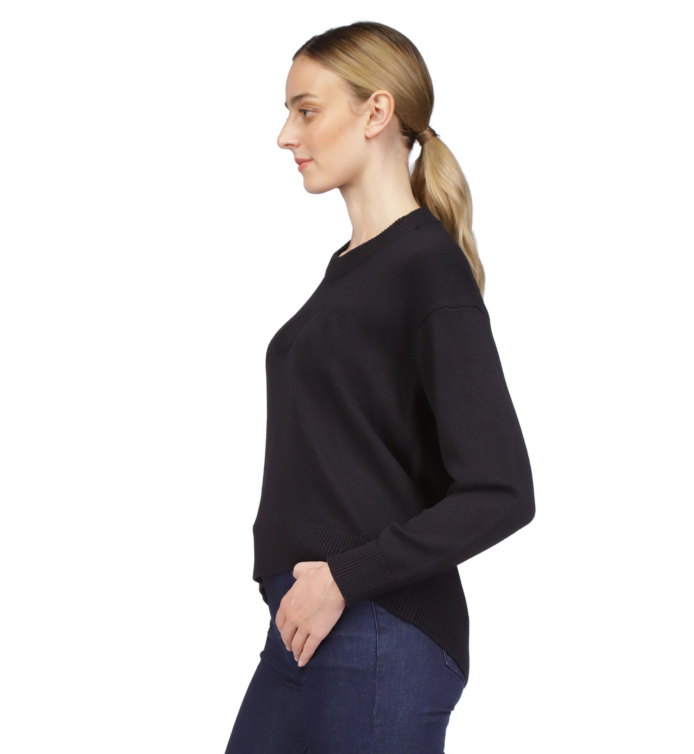 Womens High Low Sweater