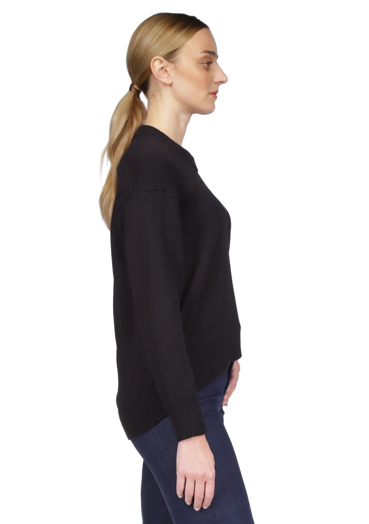 Womens High Low Sweater