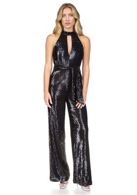 Michael kors cheap sequined mesh jumpsuit