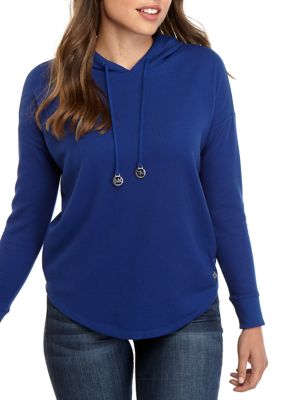 MICHAEL Michael Kors Women's Waffle Hood Sweatshirt | belk