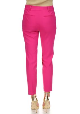 MICHAEL MICHAEL KORS Womens Pink Pocketed Pull-on Elastic Wasit