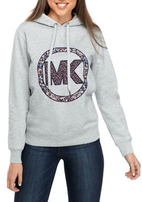 MICHAEL Michael Kors Women's Floral Logo Hooded Sweatshirt | belk