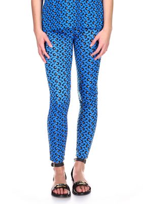 floral pull on trousers
