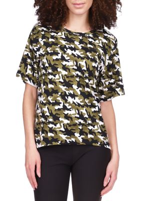 Michael kors best sale camo shirt