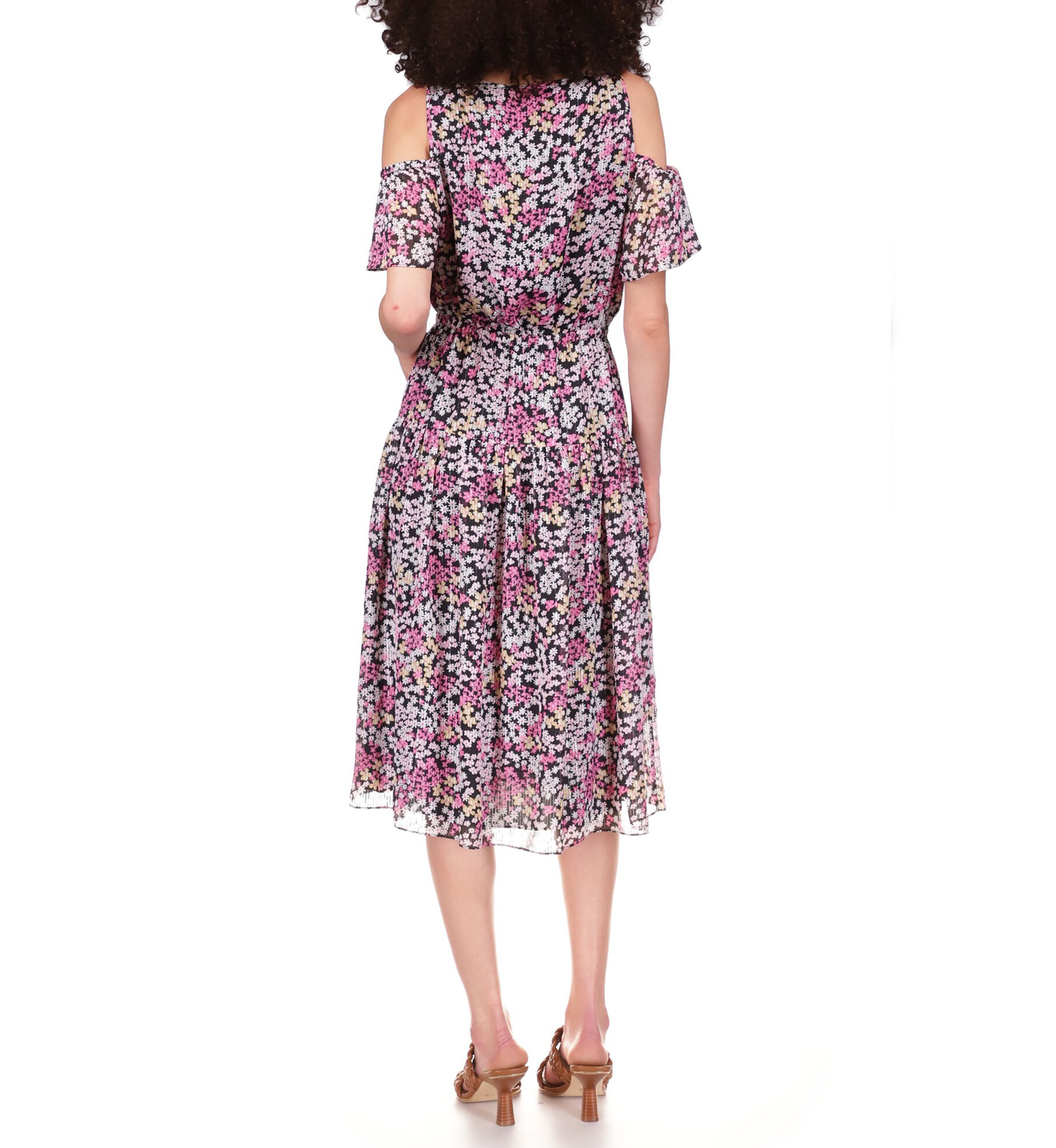 Womens Cami Mini Floral Tie Front Satin Midi Dress 