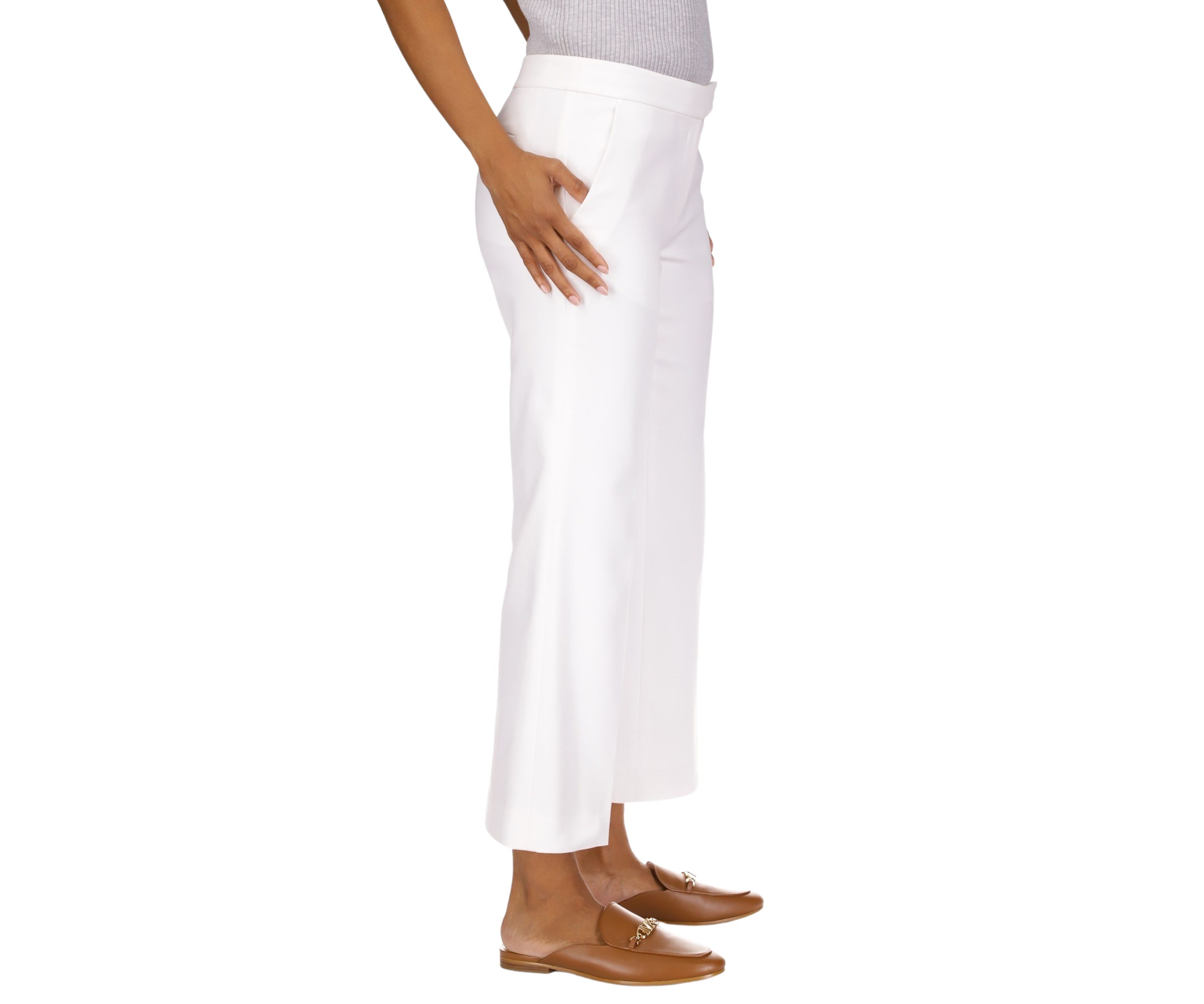 Womens Flare Ankle Pants