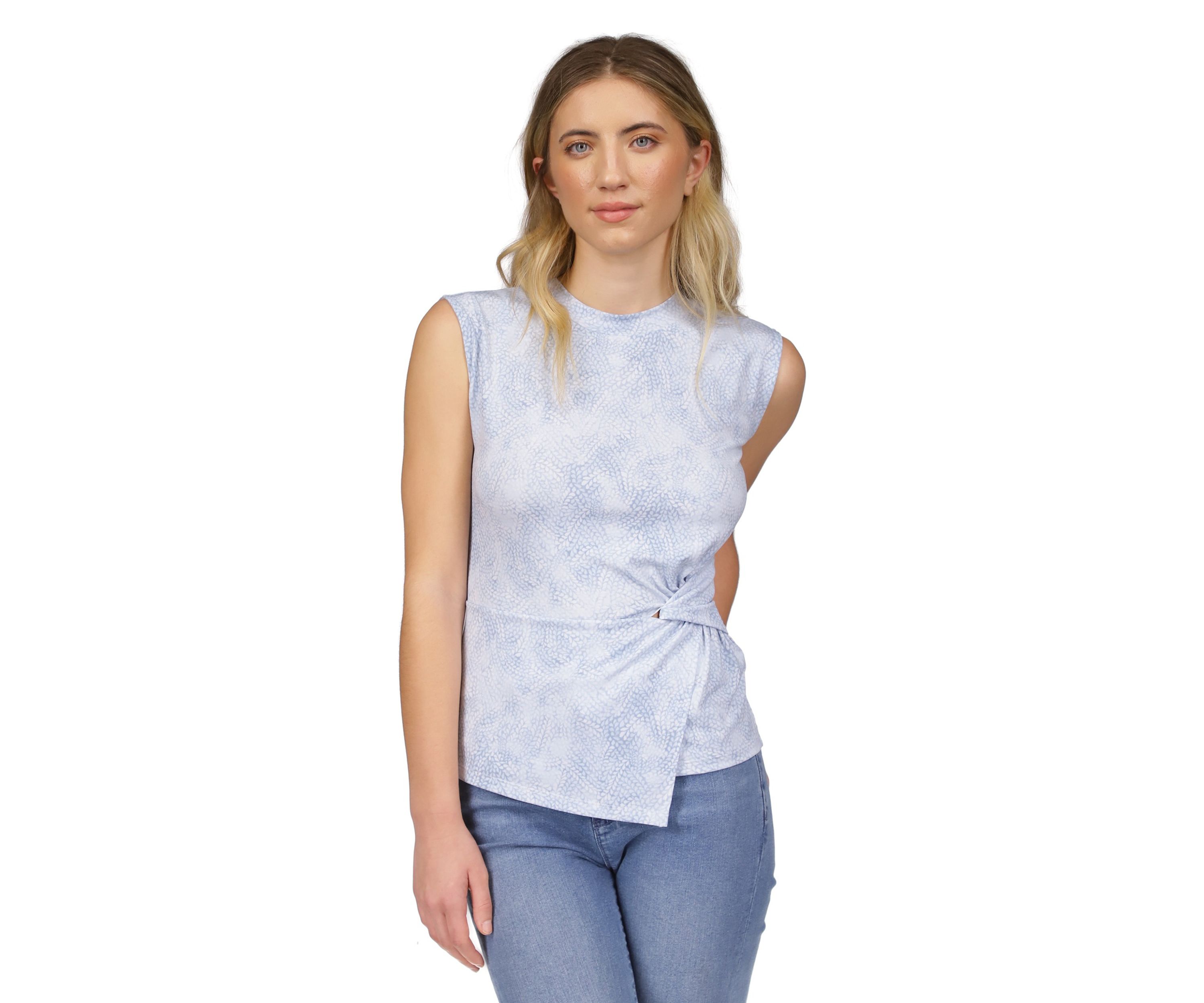 Akim Ruch Long Sleeve Knit Top In White