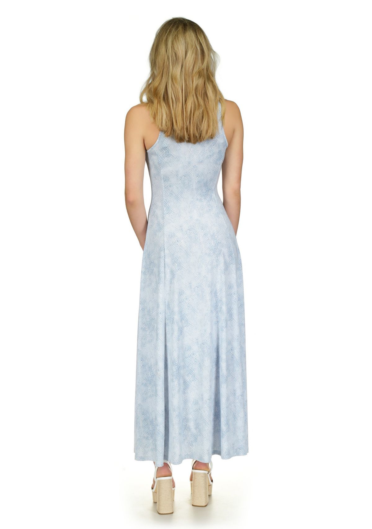 Womens Scoop Neck Maxi Tank Dress