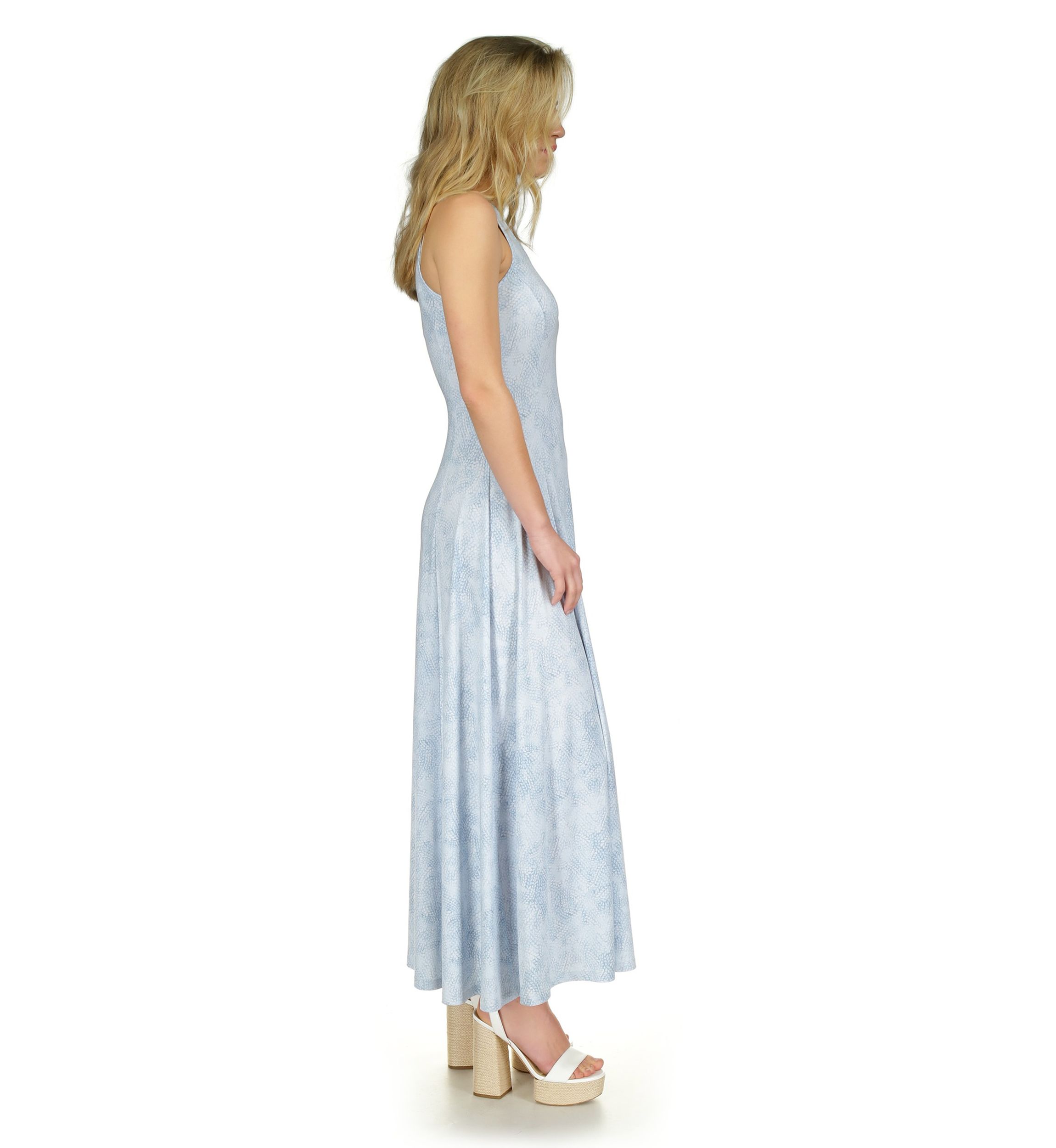 Womens Scoop Neck Maxi Tank Dress