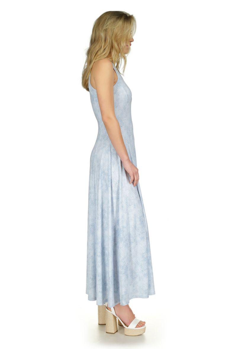 Womens Scoop Neck Maxi Tank Dress
