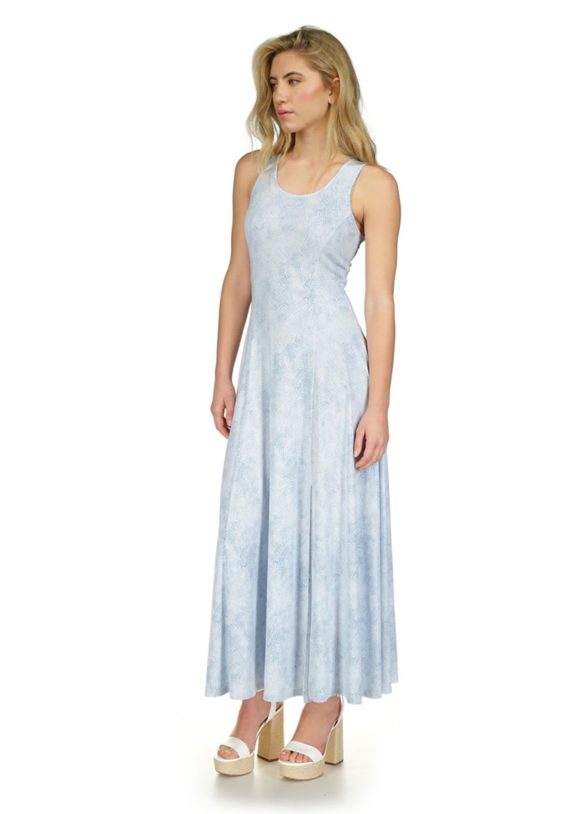 Womens Scoop Neck Maxi Tank Dress