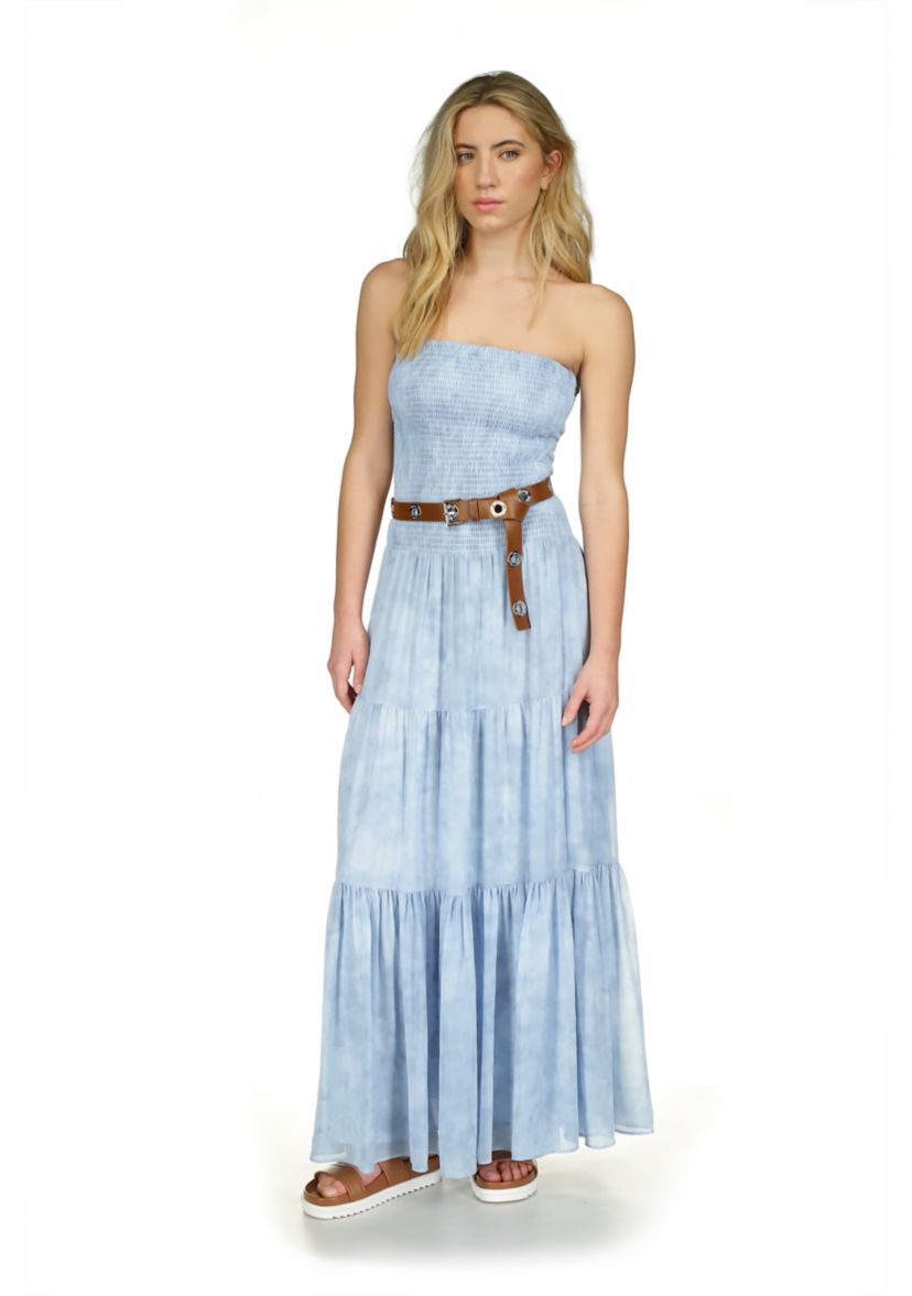 Womens Sun Bleach Maxi Smock Dress