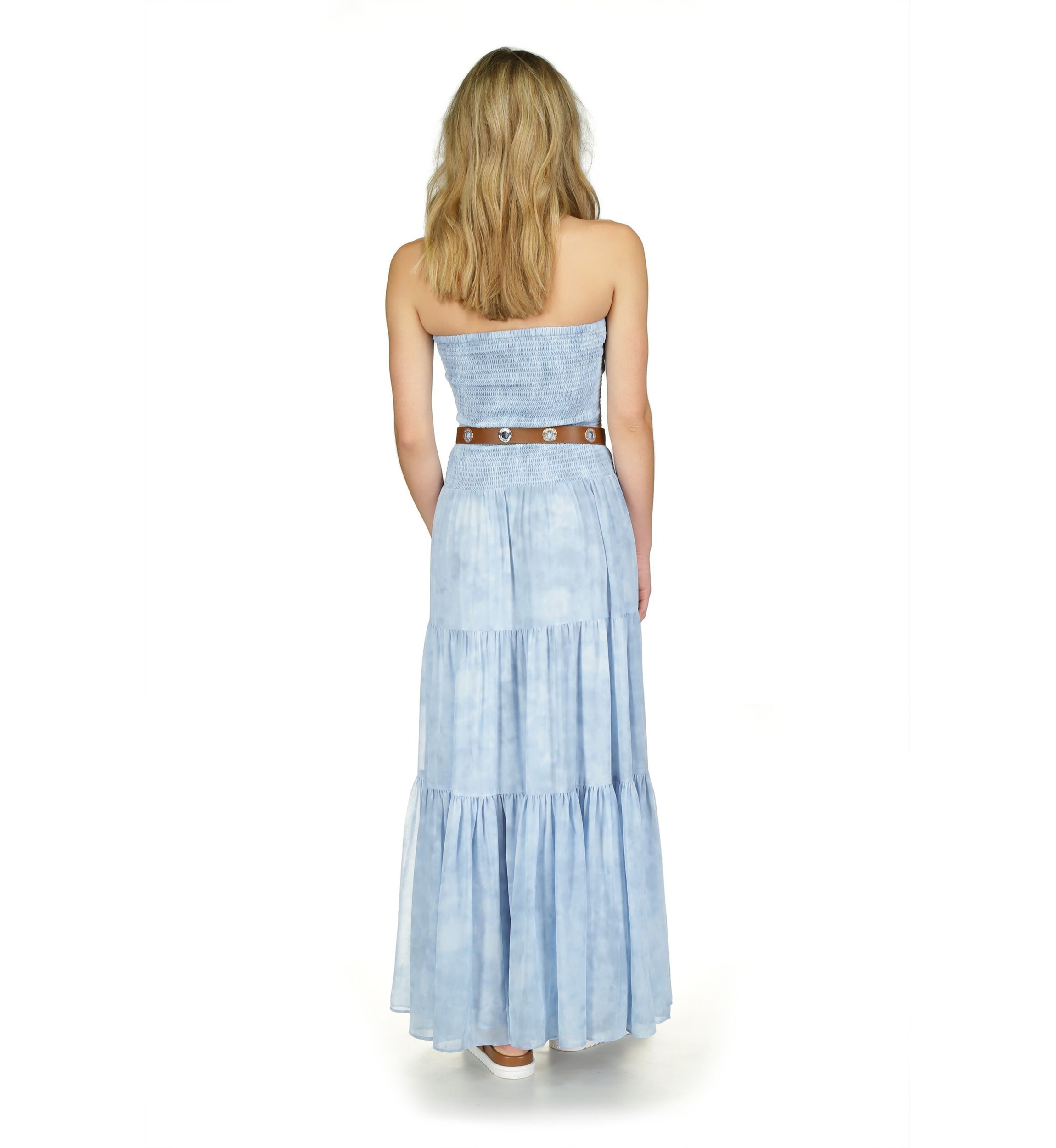 Womens Sun Bleach Maxi Smock Dress
