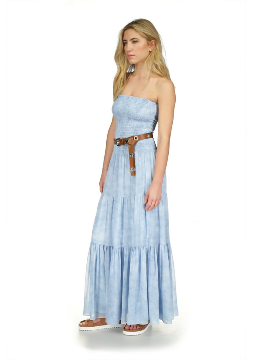 Womens Sun Bleach Maxi Smock Dress