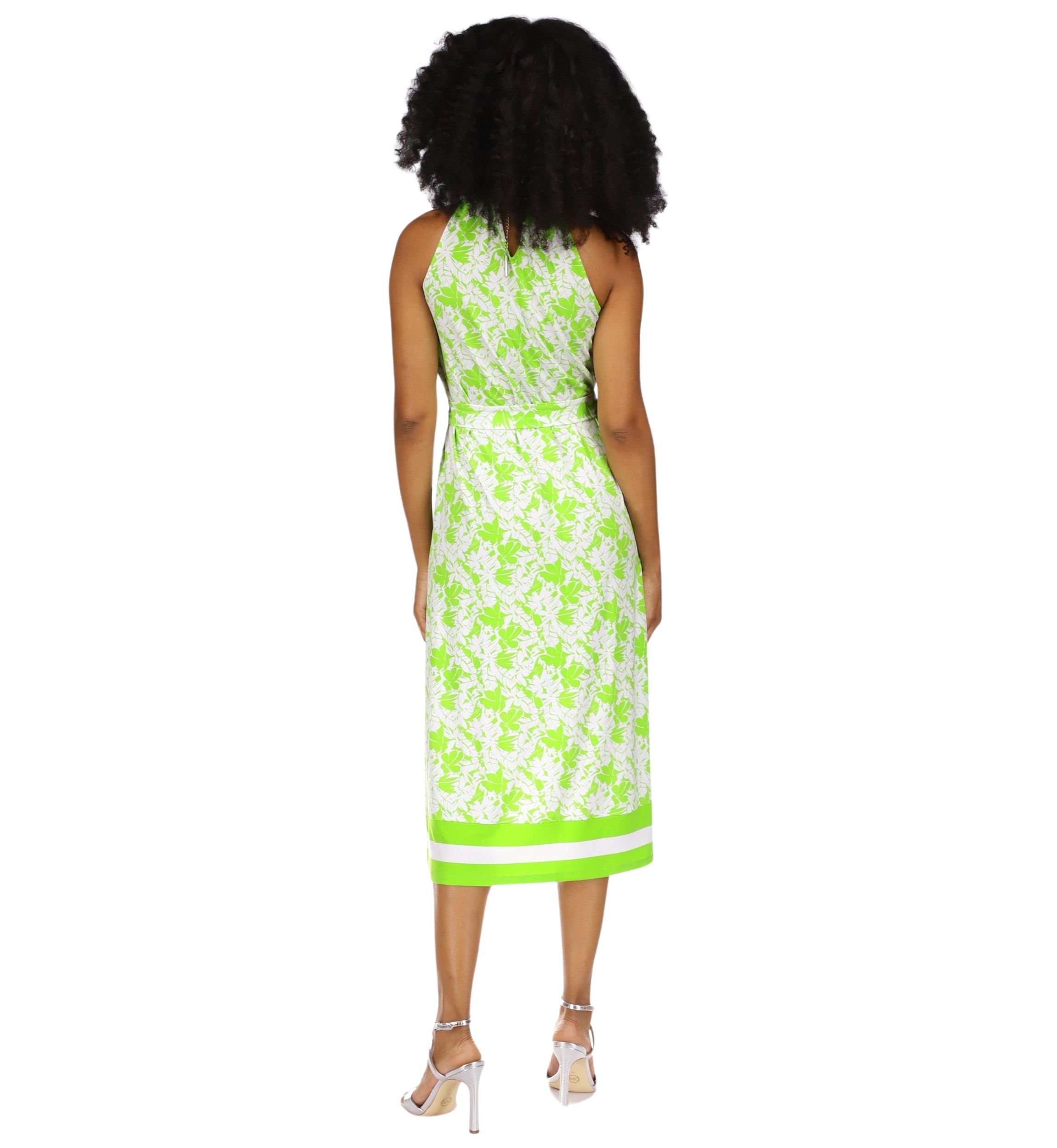 Womens Chain Neck Border Dress