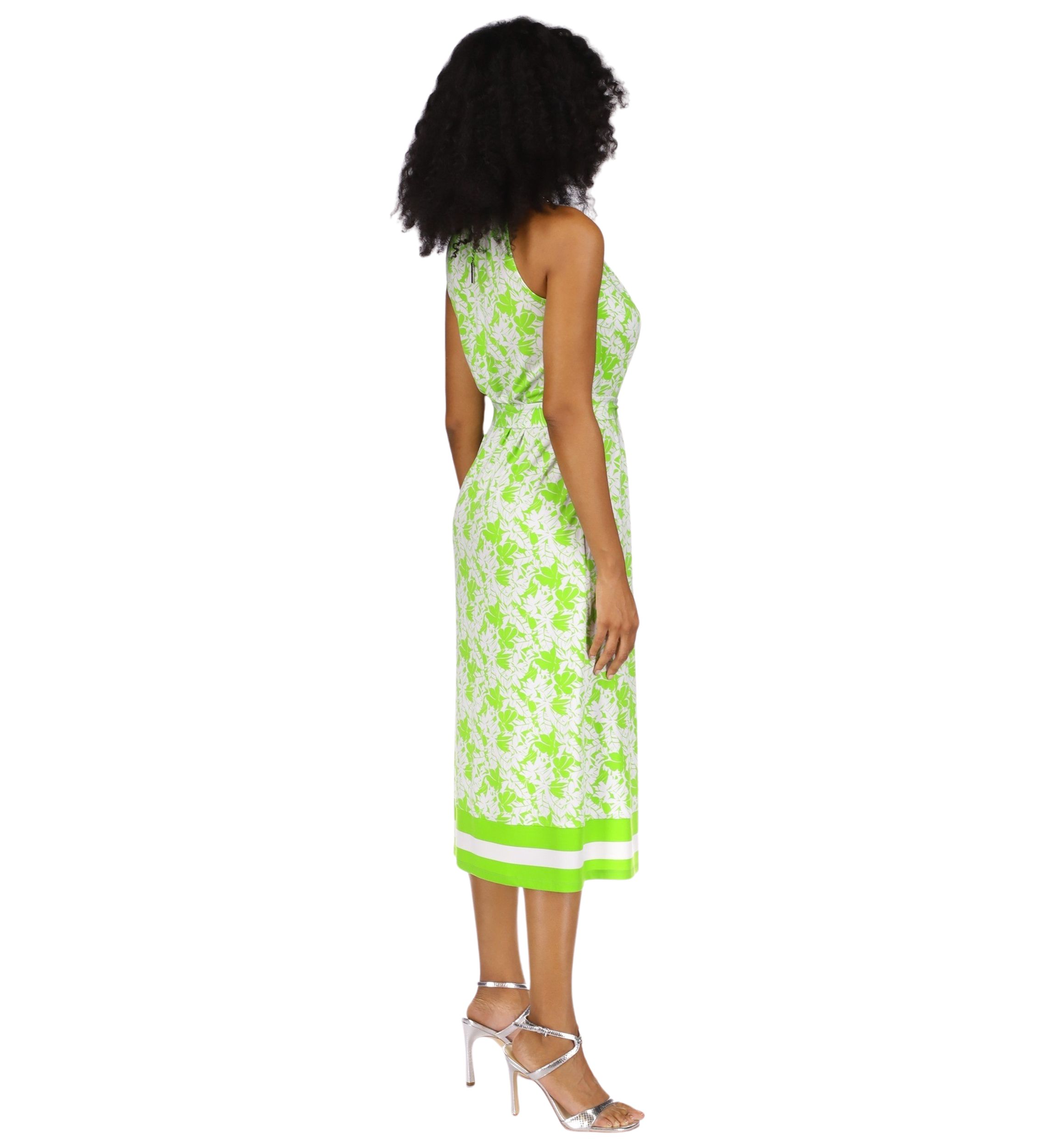 Womens Chain Neck Border Dress