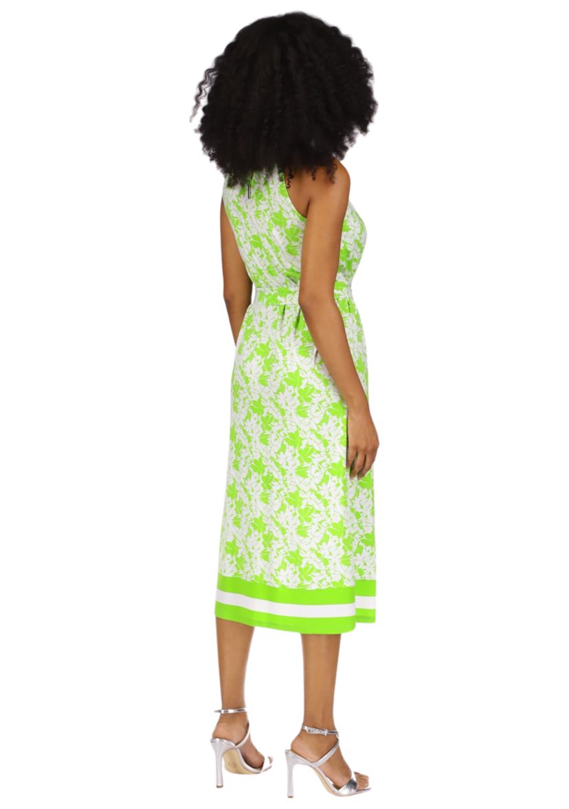 Womens Chain Neck Border Dress