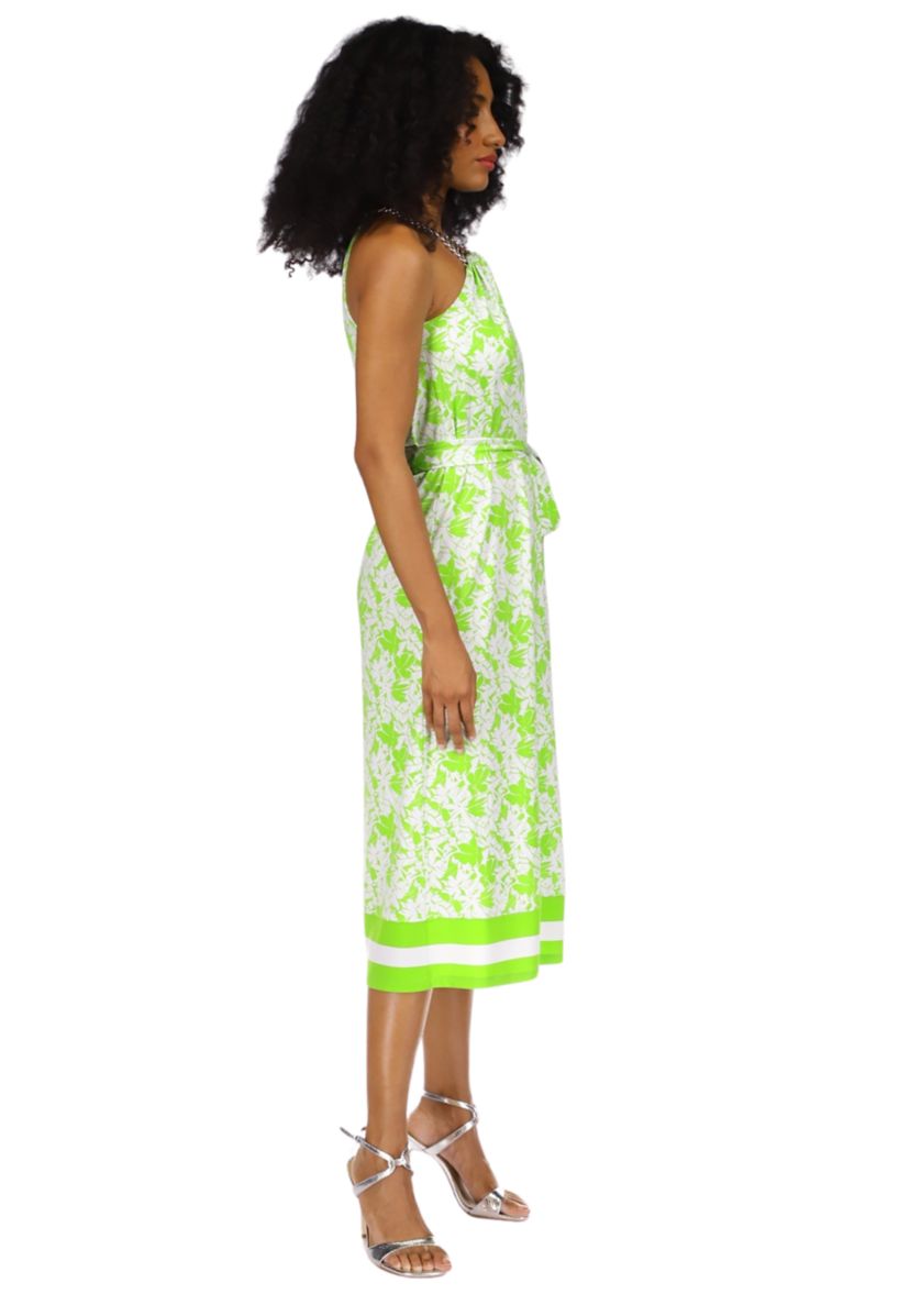 Womens Chain Neck Border Dress