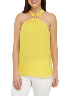 ring halter neck top