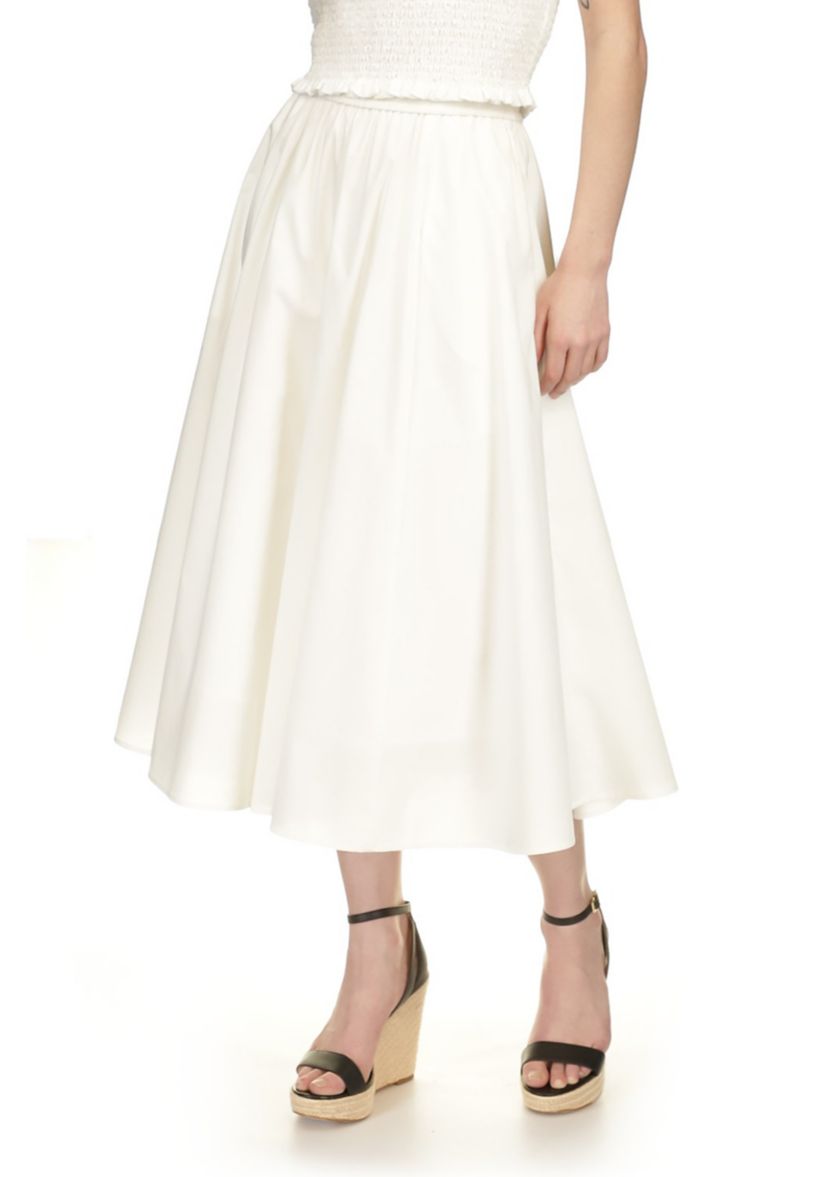 Womens A-Line Cotton Skirt