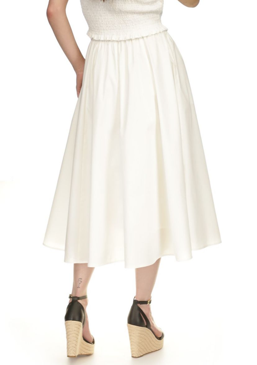 Womens A-Line Cotton Skirt
