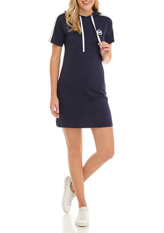 MICHAEL Michael Kors Women's Short Sleeve Hoodie Dress