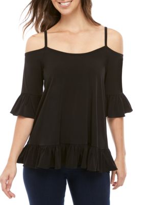 Casual wear slited top MCK239