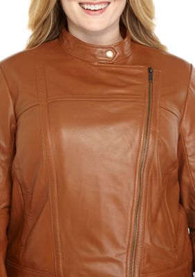 Michael Michael Kors Leather Moto Jacket Belk