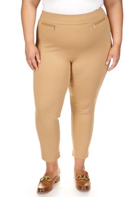 MICHAEL Michael Kors Petite Zip Front Leggings