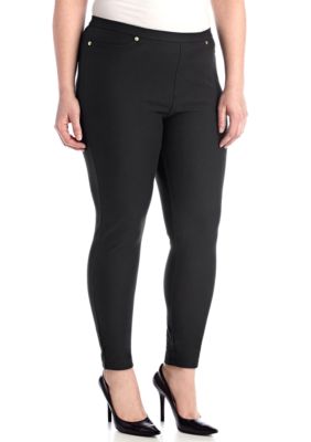 MICHAEL Michael Kors Women's Solid Pull On Leggings