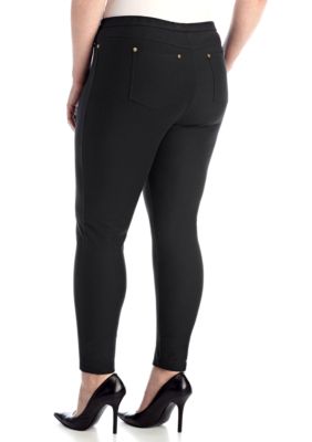 MICHAEL Michael Kors Plus Size Solid Pull-On Leggings | belk