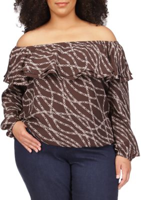 Belk plus size store tops