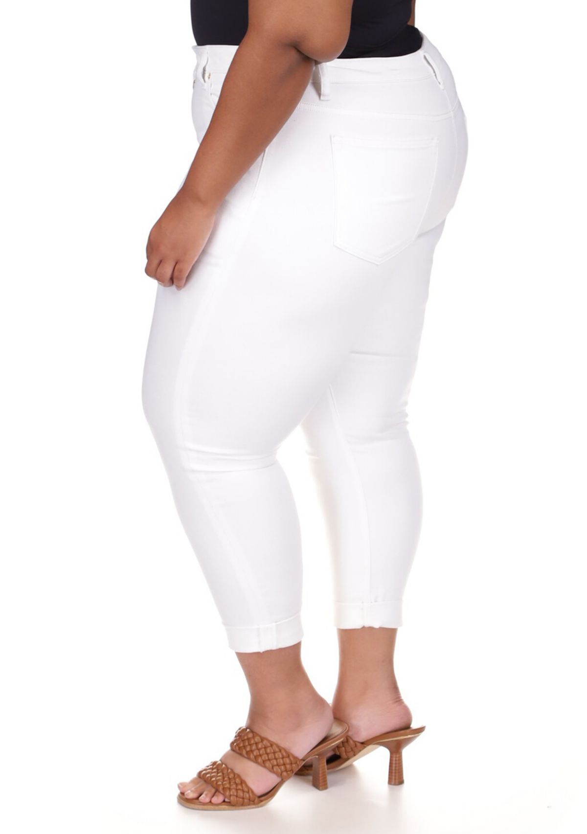 Plus Size Izzy Skinny Rolled Cuff Jeans