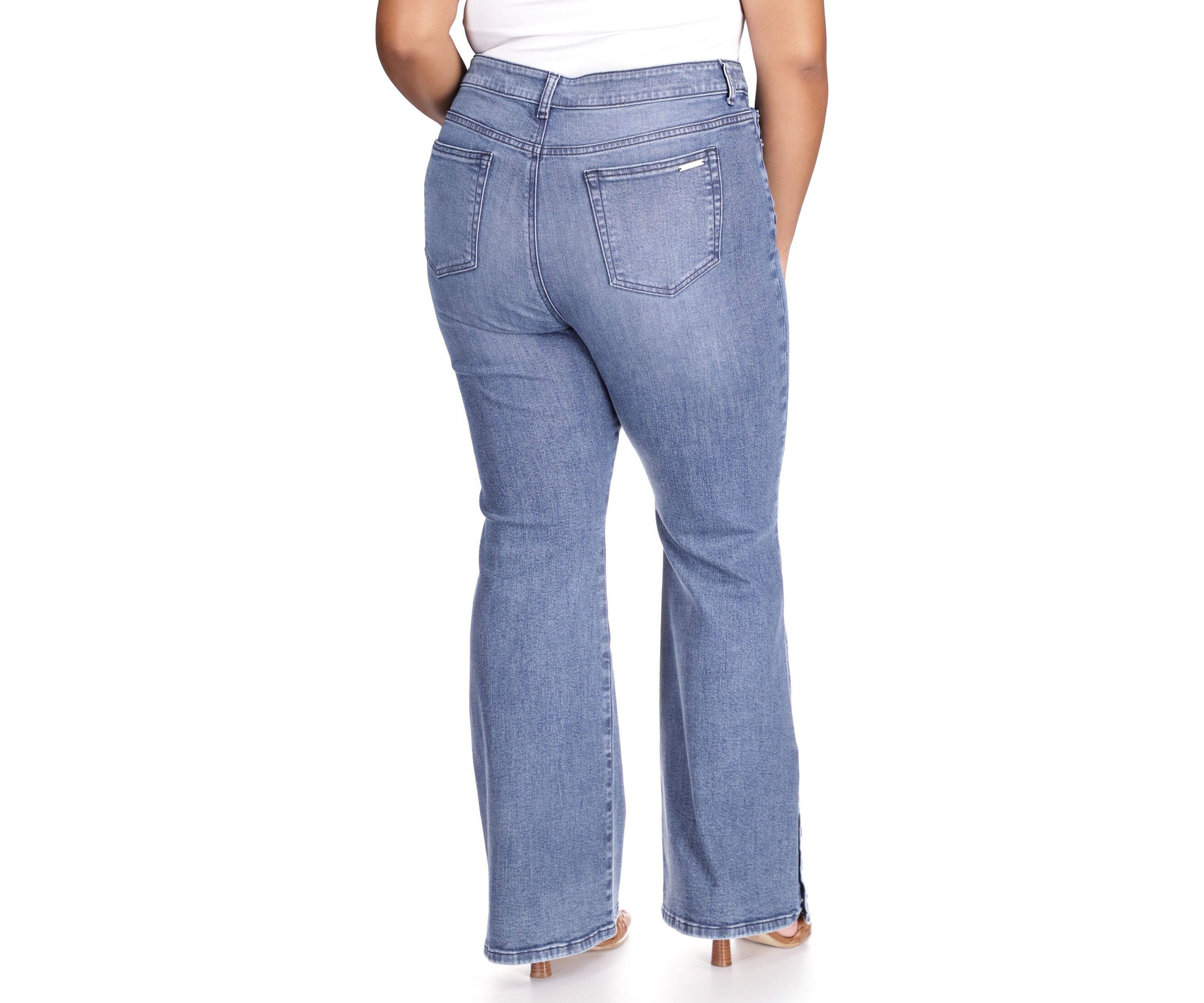 Plus Size Selma Shank Flare Denim Jeans
