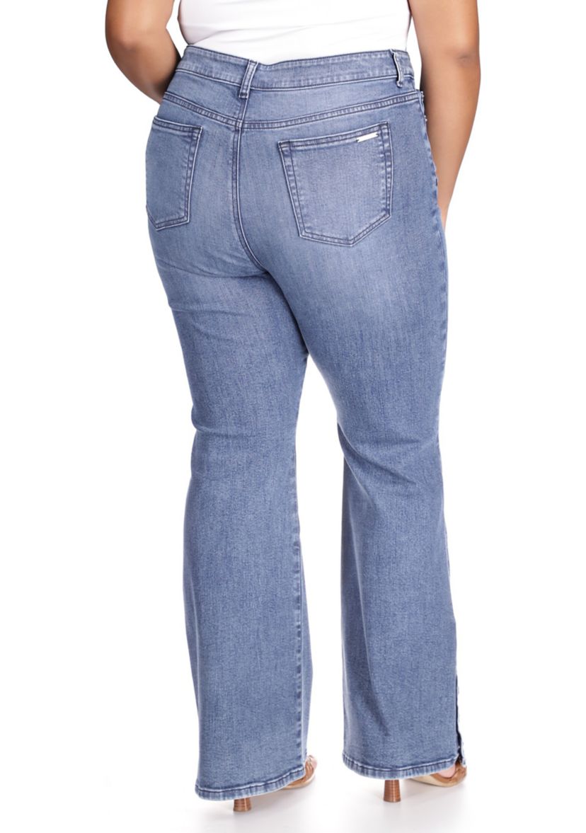 Plus Size Selma Shank Flare Denim Jeans