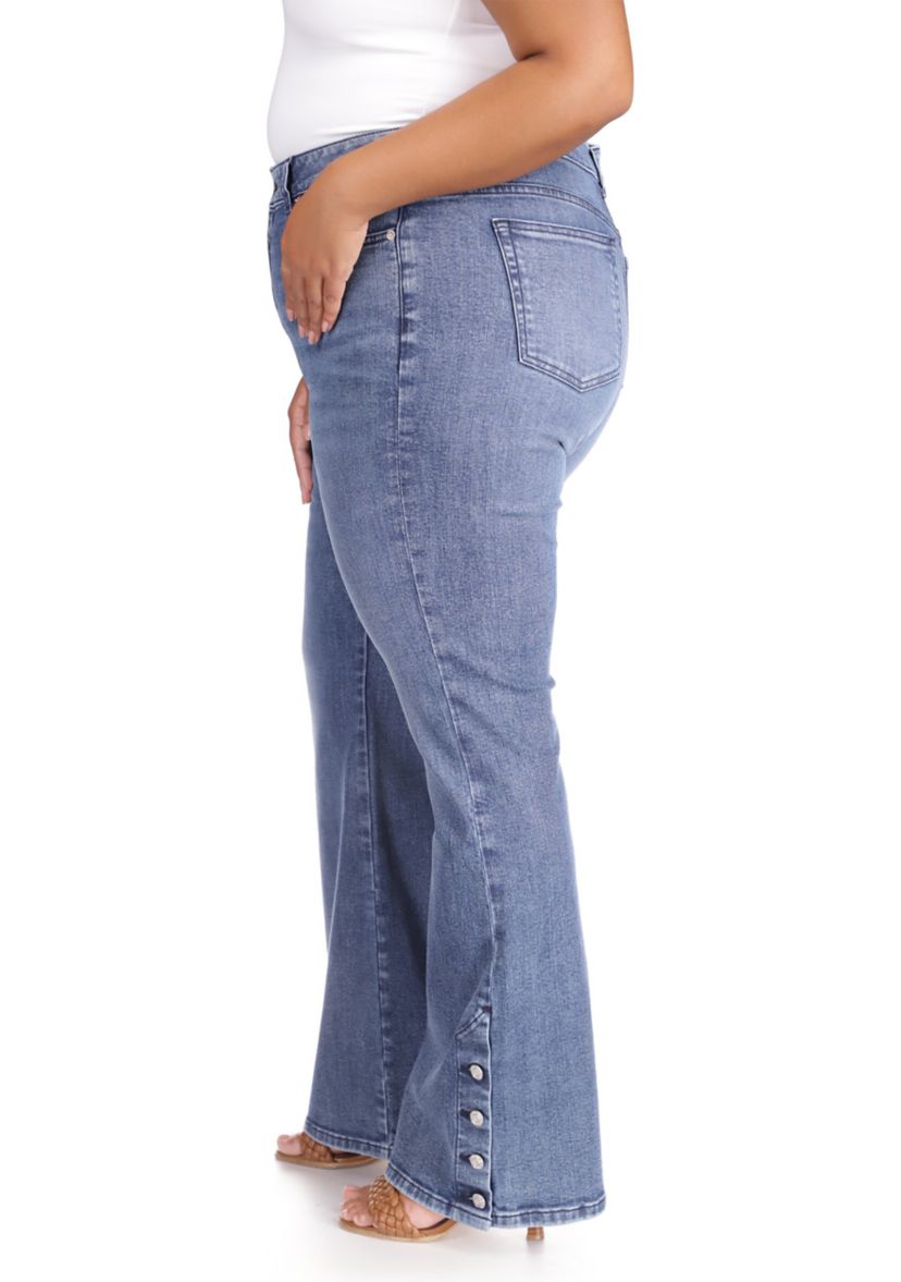 Plus Size Selma Shank Flare Denim Jeans
